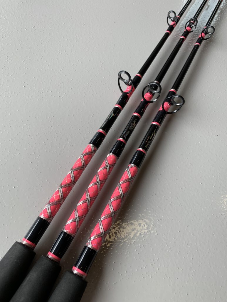 6’6” Fluke Slayer Conventional Rod (Pink) Connley Fishing